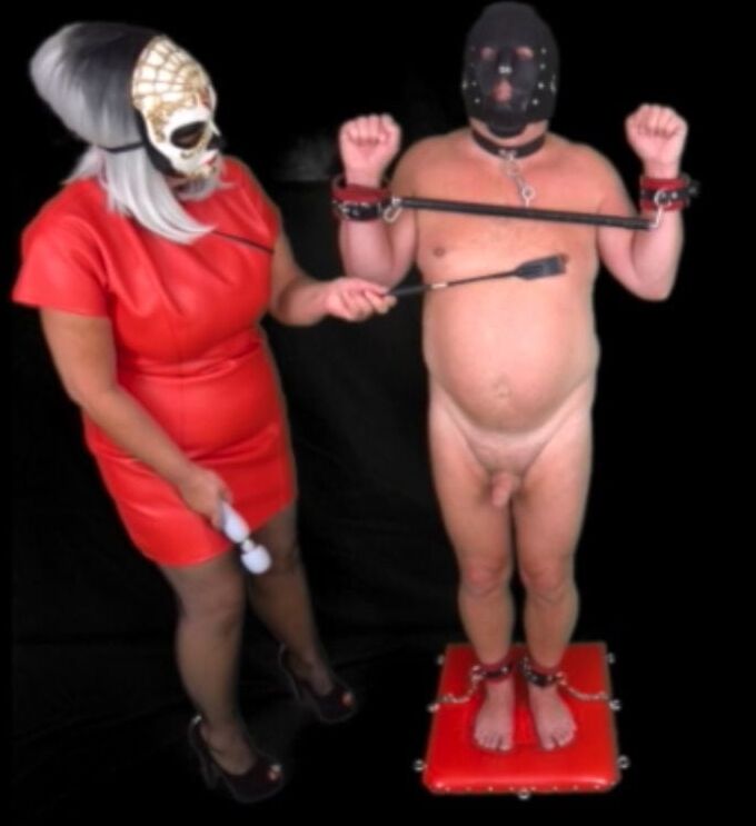 Mistress Restrains Teases and Denies CFNM Femdom Slave