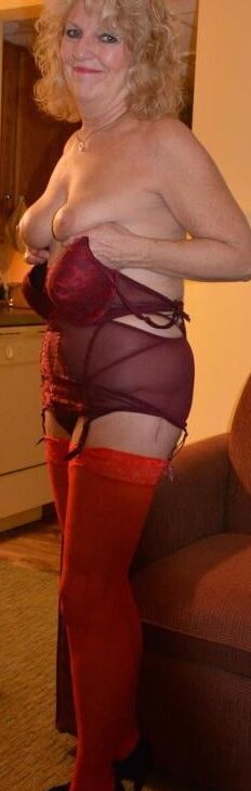 Sexy Red and Black Bodysuit