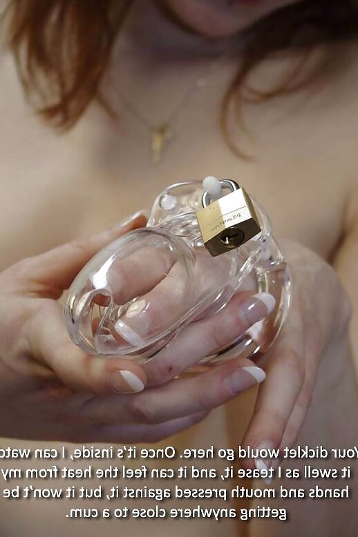 Chastity captions I made....