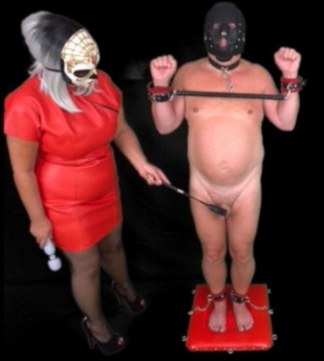 Mistress Restrains Teases and Denies CFNM Femdom Slave