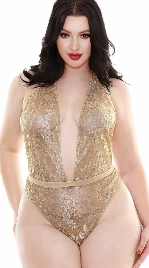 Plus Size Gold Lingerie
