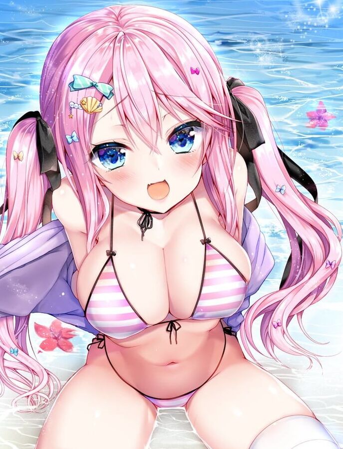 hot tits on anime bikini
