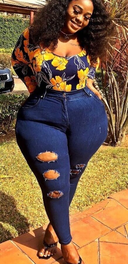 Sexy pear shaped huge booty phat chyna