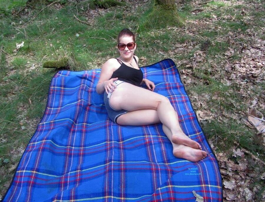 Milf in the woods