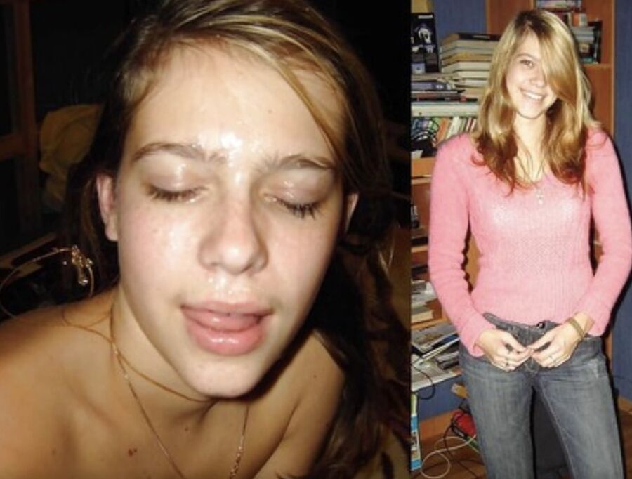 Amateur facials before and after