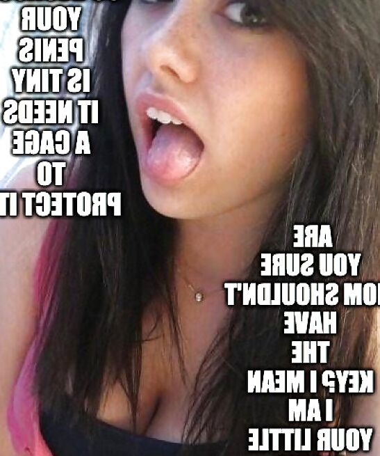 Chastity captions I made....