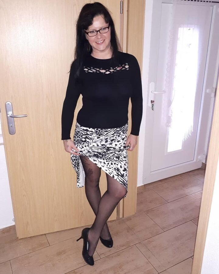 German Wife in Pantyhose