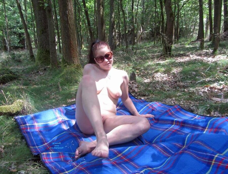 Milf in the woods
