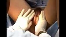 I TOOK SOME PICS OF MY GF PELVIC EXAM