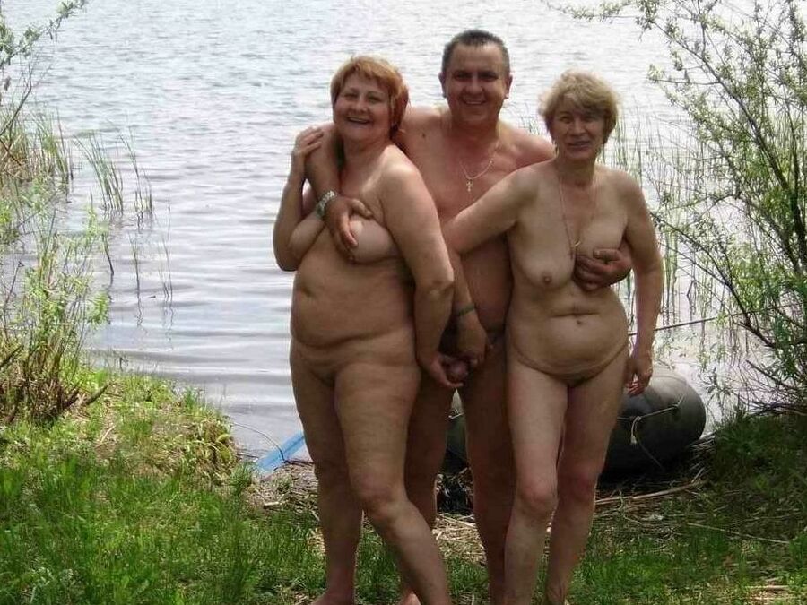 Nudist on Beach