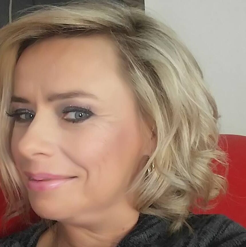 Clothed mature blonde (friend of my wife)