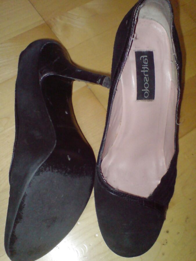 black shoes