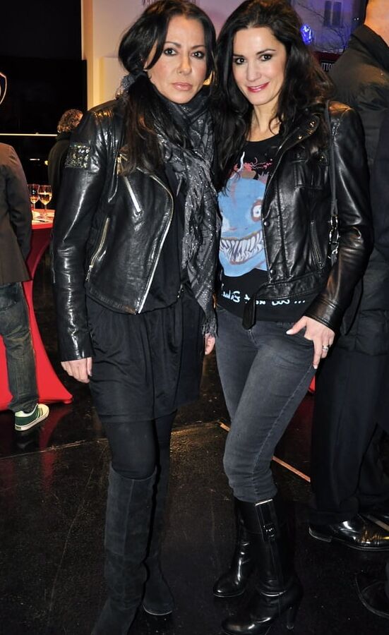 Female Celebrity Boots &amp; Leather - Mariella Ahrens