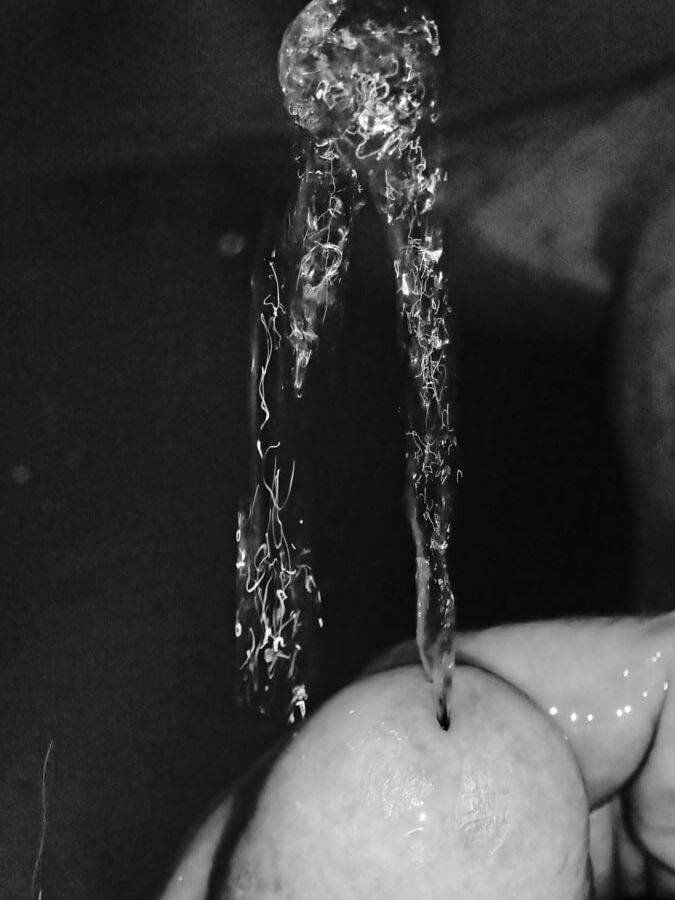 Piss in arty farty black and white