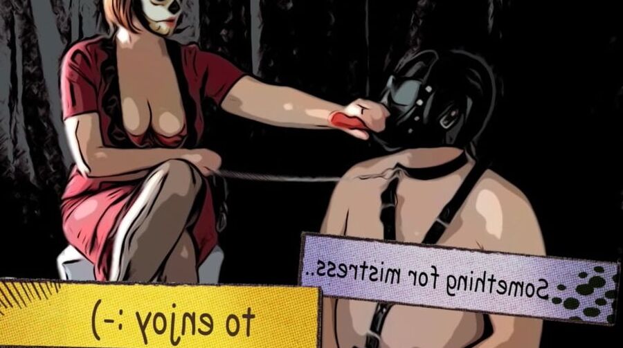 FLR Comic - Mistress Uses Femdom Sissy Slave as a Dildo