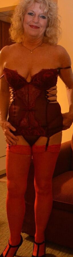 Sexy Red and Black Bodysuit