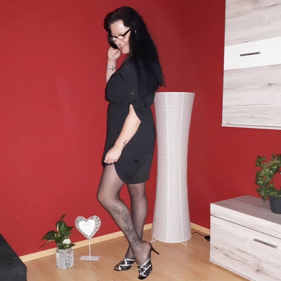 German Wife in Pantyhose