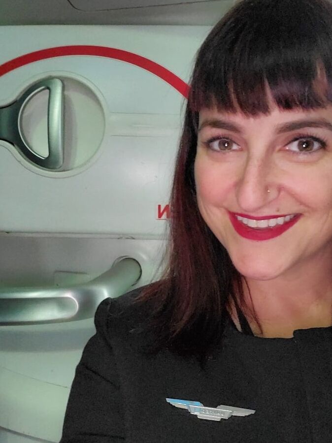 Kelli the sexy flight attendant