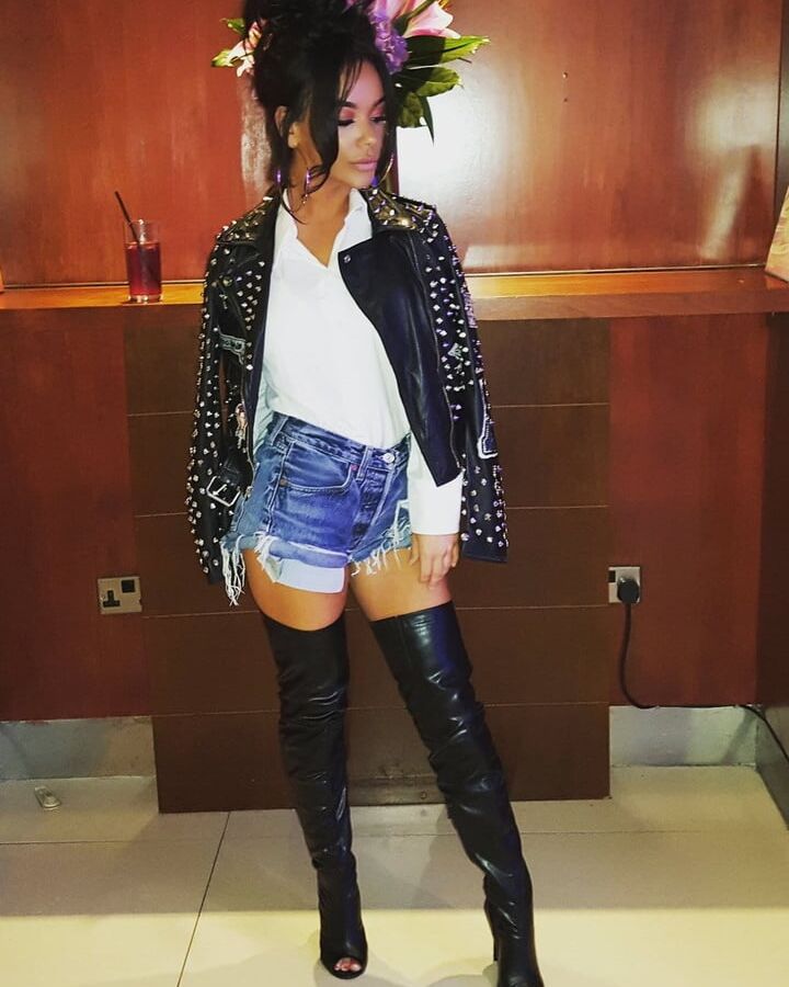 Female Celebrity Boots &amp; Leather - Chelsee Healey