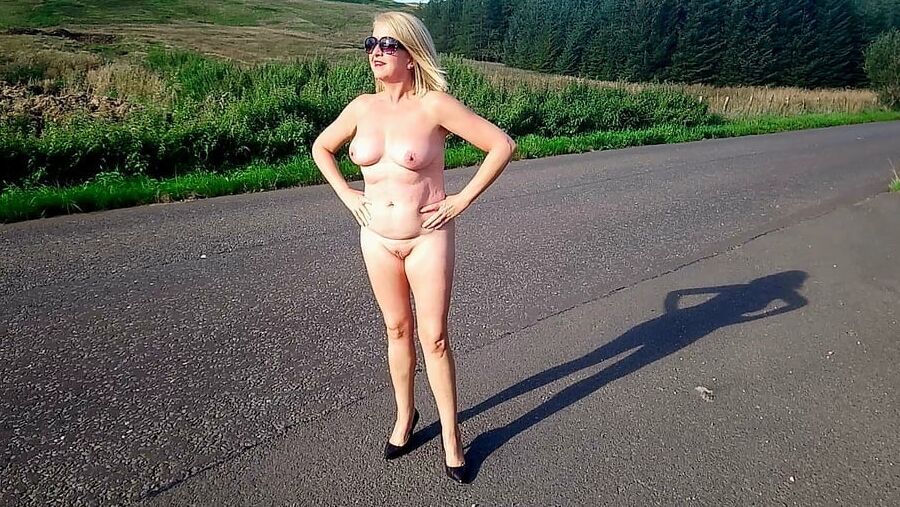Matures in the road nude