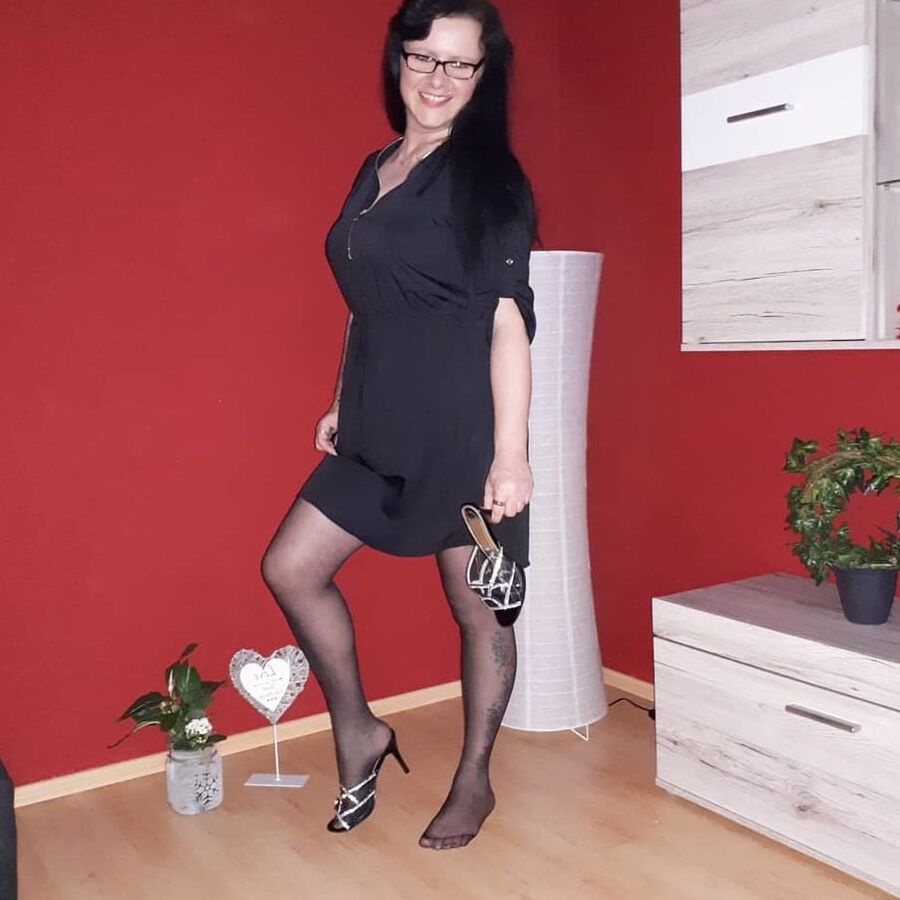 German Wife in Pantyhose