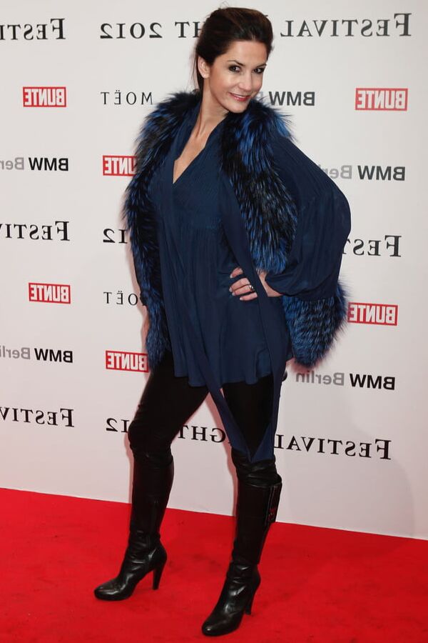 Female Celebrity Boots &amp; Leather - Mariella Ahrens