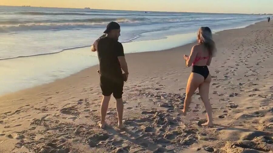 Tay Conti aka wwe nxt Taynara Conti photoshoot on the beach