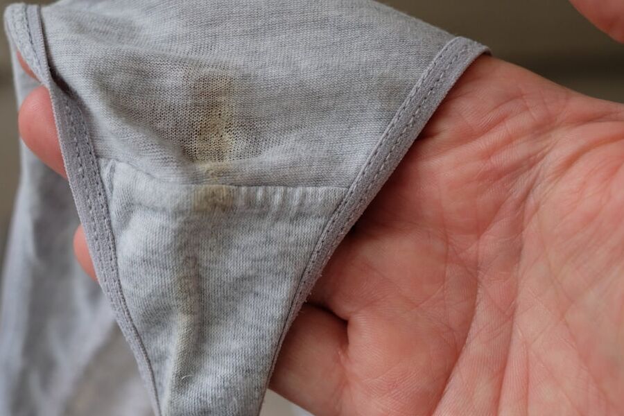 My girl panties after work