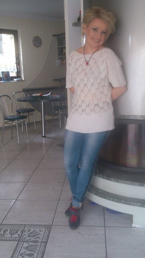 Clothed mature blonde (friend of my wife)