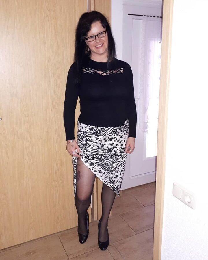 German Wife in Pantyhose