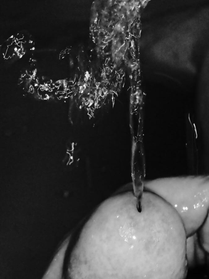 Piss in arty farty black and white