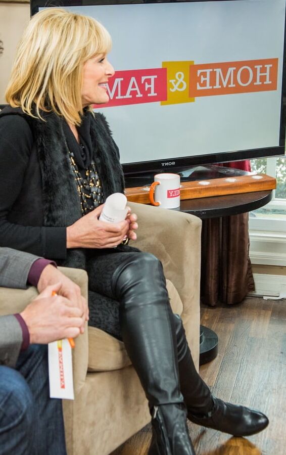 Female Celebrity Boots &amp; Leather - Cristina Ferrare