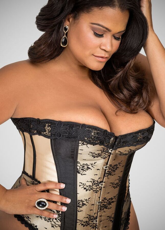Plus Size Gold Lingerie