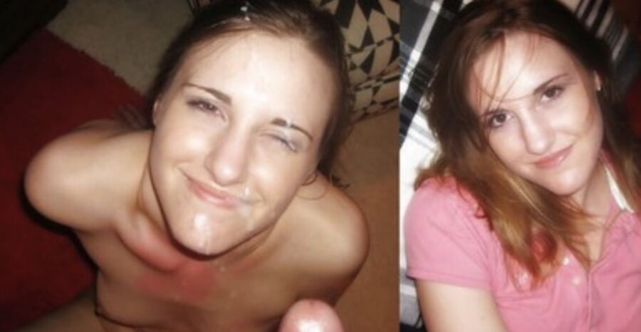 Amateur facials before and after