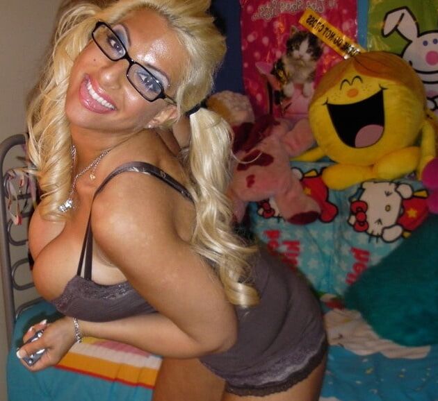 big tits on glasses