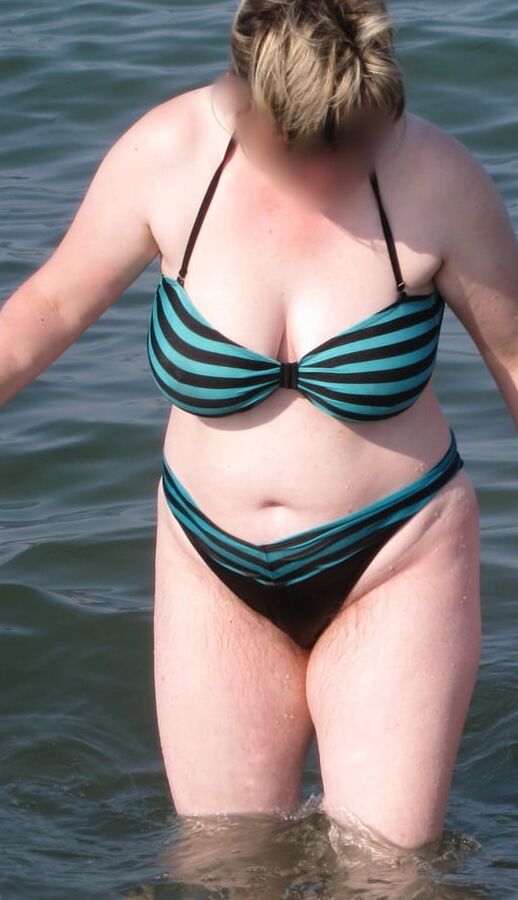 - my wife Annett - beach voyeur and home with bikini