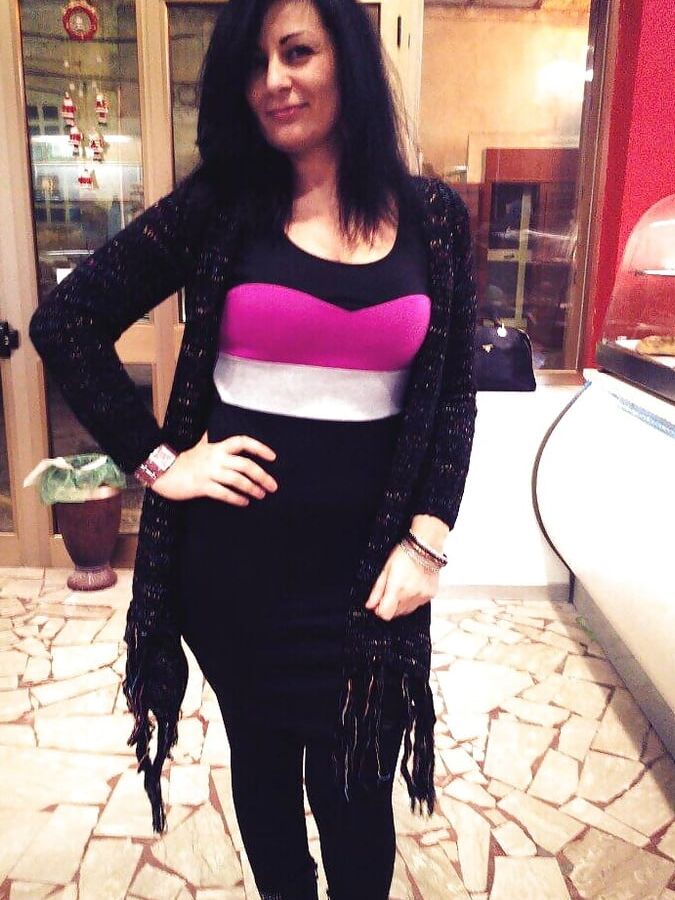 Italian Milf Brunette Mom exposed Whore Mass favs Big Tits