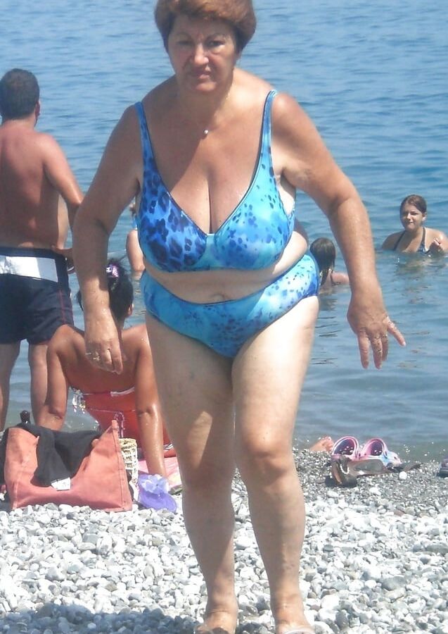 Bbw mix (Big older women in swimsuite)