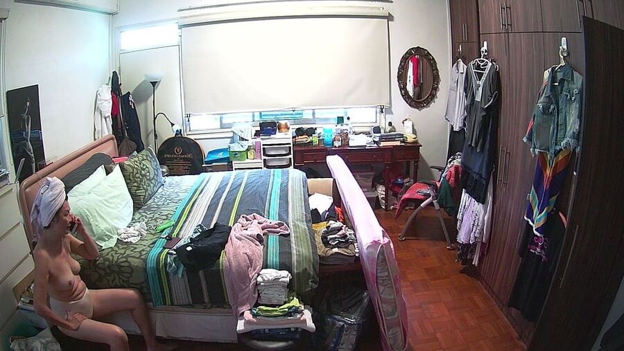 Asian mature hacked web cam