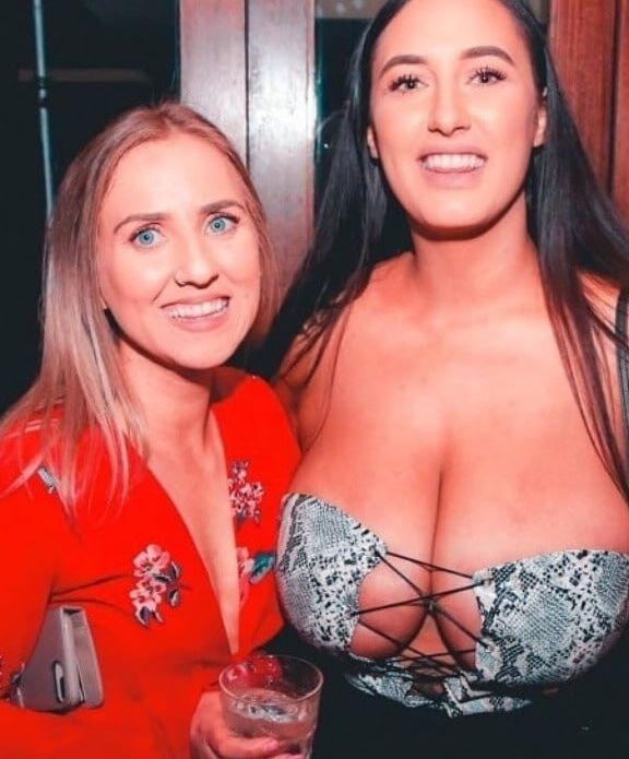 Random big tit babes