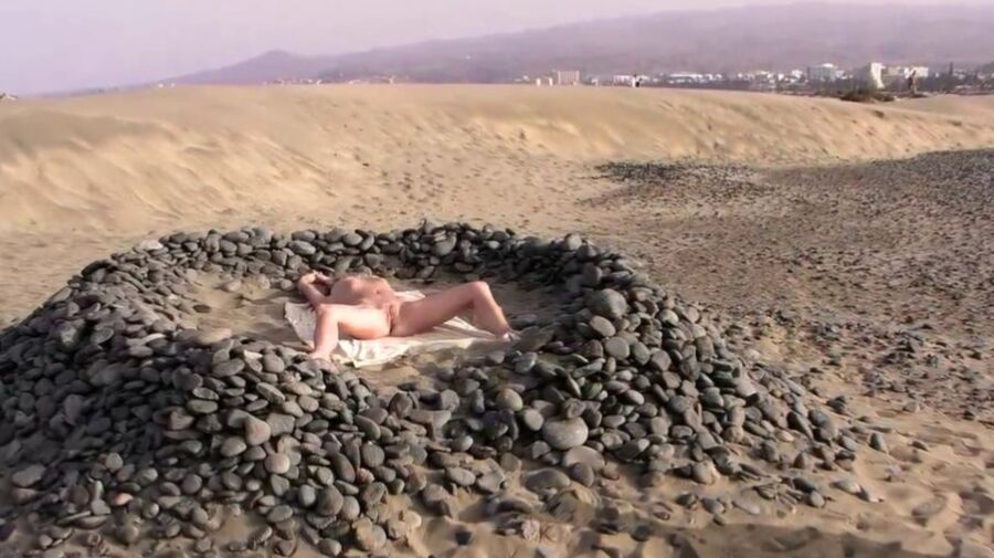 Naturist beach and sand dunes