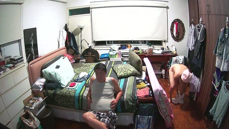 Asian mature hacked web cam