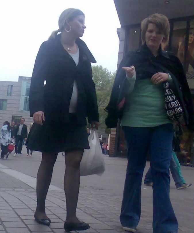 Street Pantyhose - Unaware Cunny on the Street