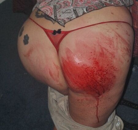 Rough Spanked Bottoms