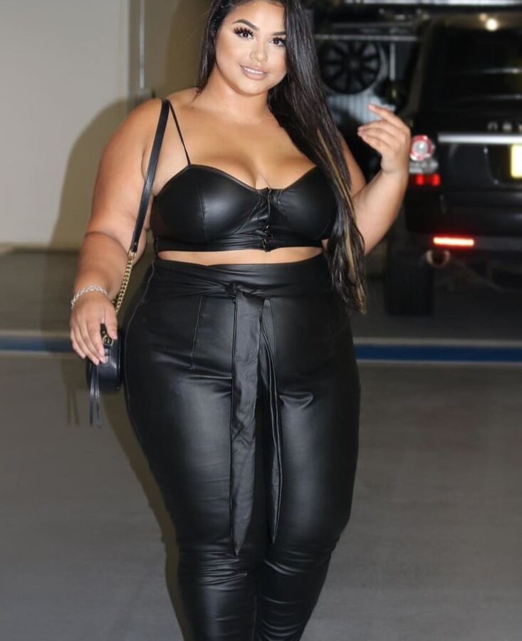 Plus size leather