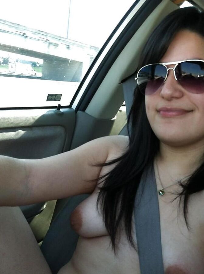 Nude In The Car