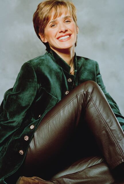Female Celebrity Boots &amp; Leather - Carol Smillie