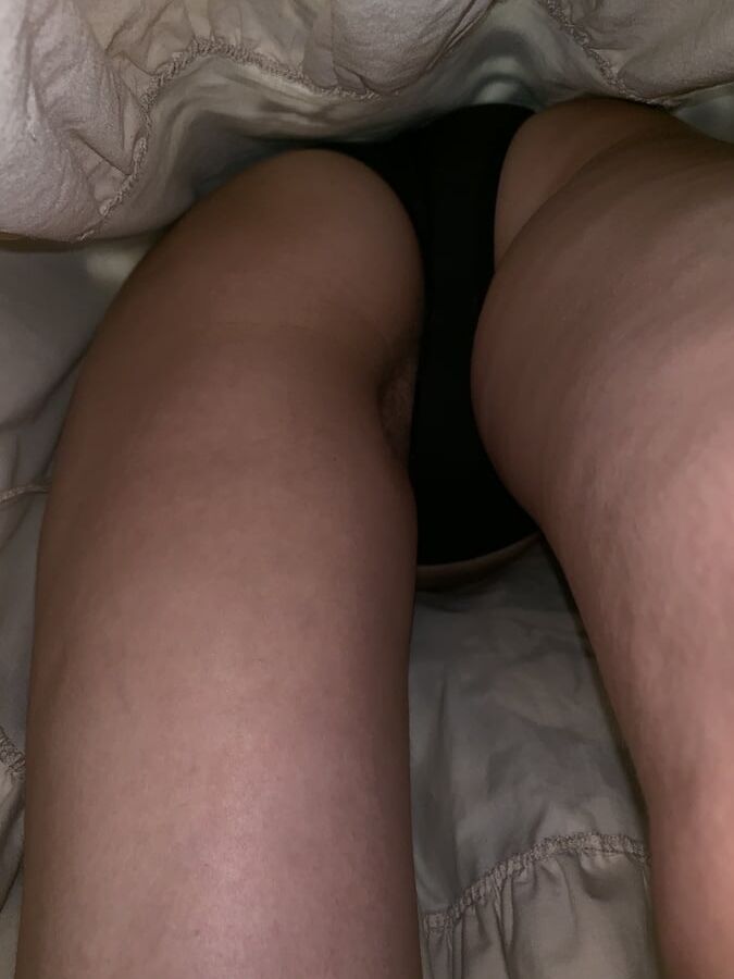 Long skinny mature. Upskirt black panty