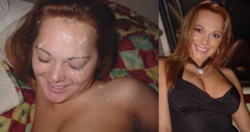 Amateur facials before and after