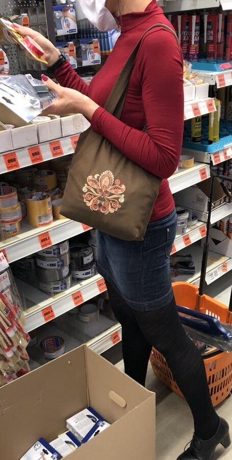 Really Sexy Milf in hardware store